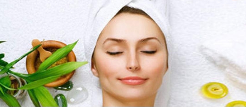 Woman enjoying Ayurveda